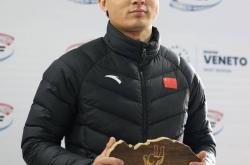 殷正获钢架雪车世界杯系列赛科尔蒂纳丹佩佐站男子个人赛季军