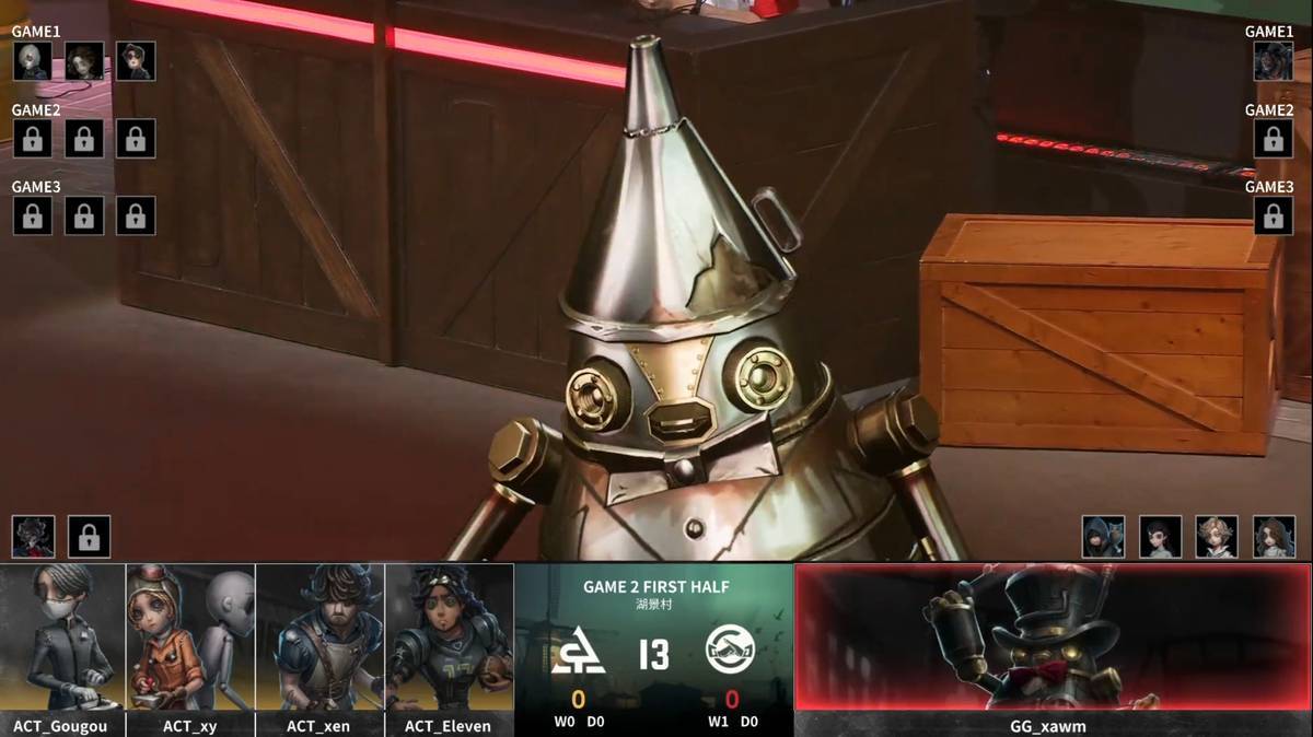 第五人格IVL:成都GG双阵营共同发力,二比零获得比赛胜利!