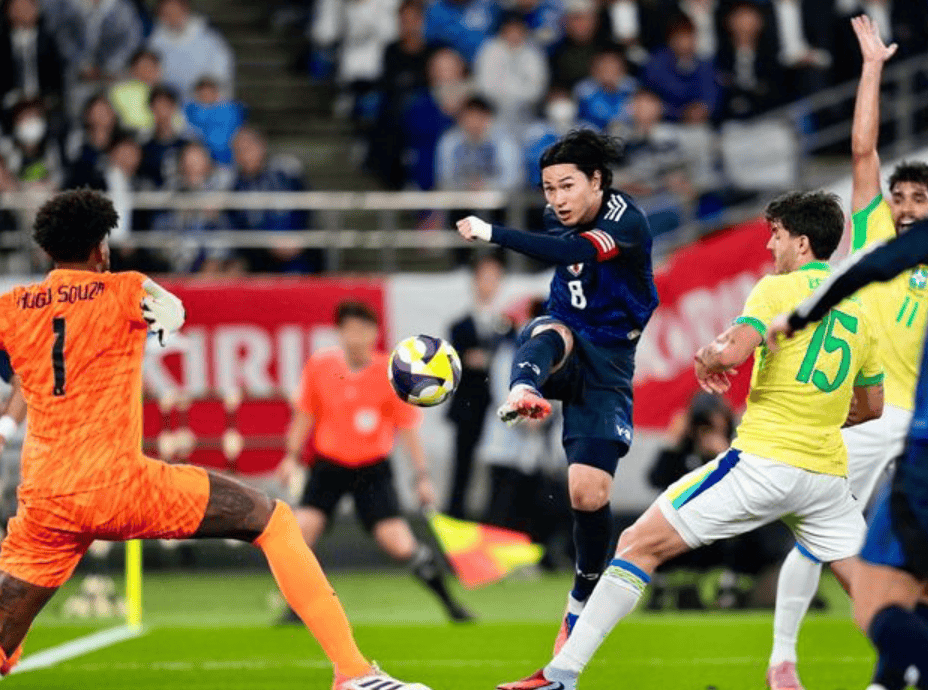 天哪:日本队3比2击败五星巴西,更让中国足球绝望的是比赛过程